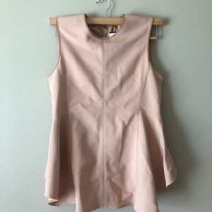 Marni Portugal Light Pink Peplum Sleeveless Top